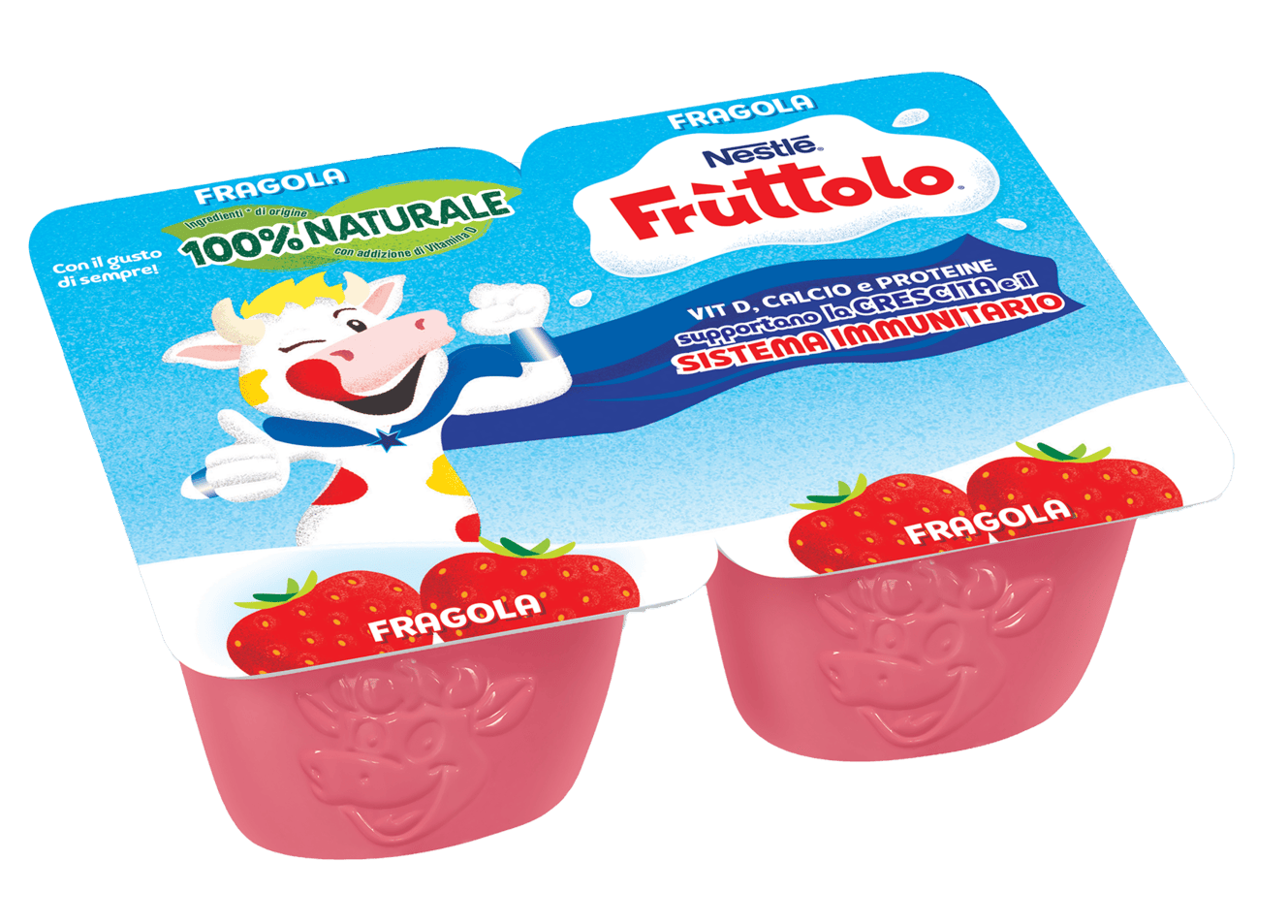 Frùttolo Frutta singola gusto fragola