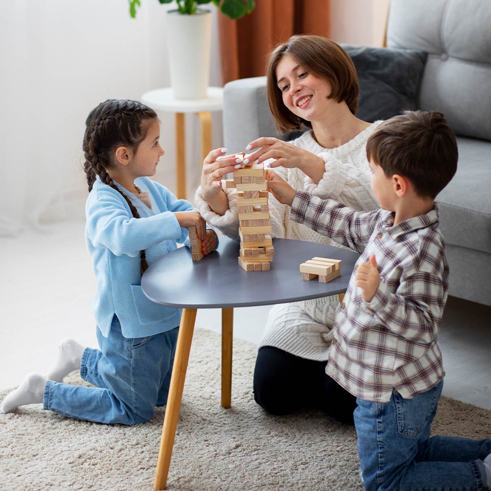 Passare il tempo a casa con i bambini