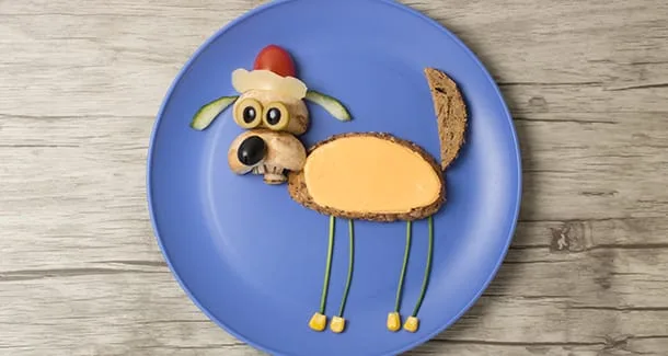 Food art: piatti divertenti per bambini