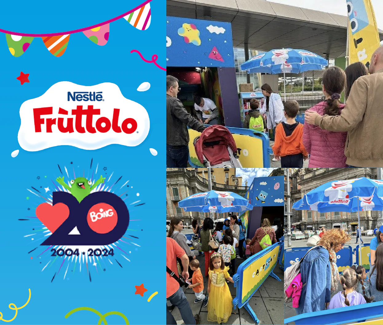 Frùttolo festeggia il 20° compleanno di Boing-Cartoonito